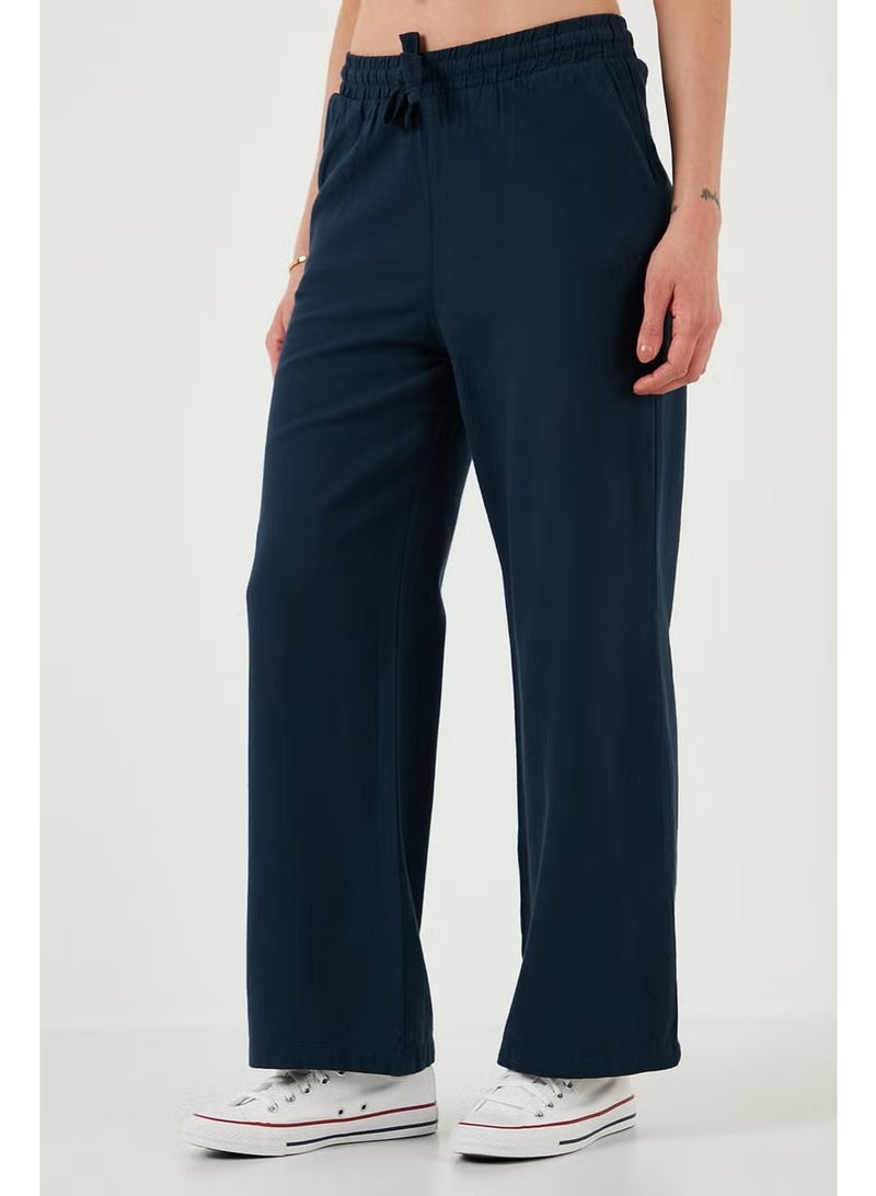 Lela Cotton Relaxed Fit High Waist Wide Leg Pants Women's PANTS 668YP5118 - Image 2